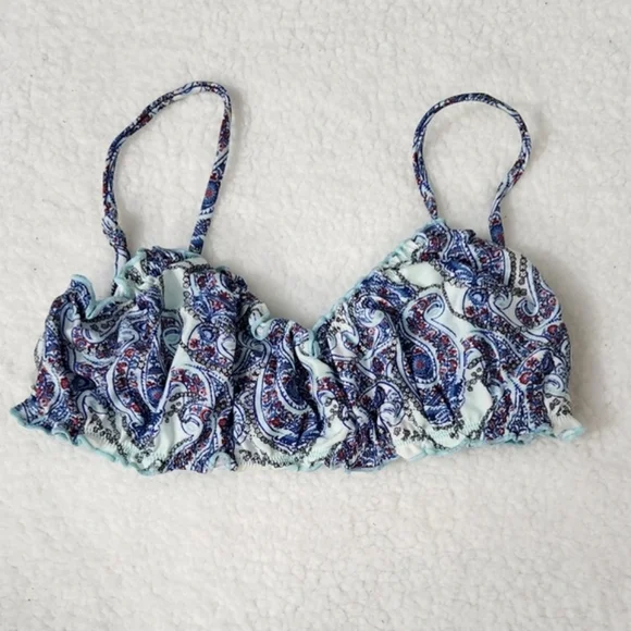 New!Frankie's Bikinis‎ Arabelle Shine Bralette Bikini Top - Picture 7 of 12